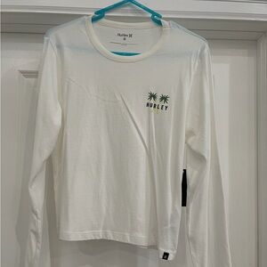 NWT Hurley Long Sleeved Cotton T-Shirt